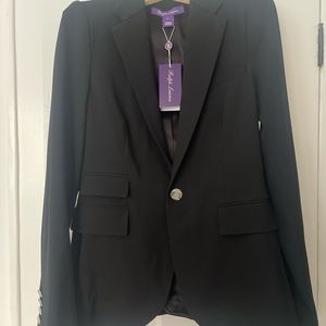 NWT Ralph Lauren Collection Parker Blazer Black size 6